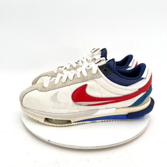Nike Other - Nike Sacai Zoom Cortez Men Size 11 DQ0581-100 White University Red Training Shoe